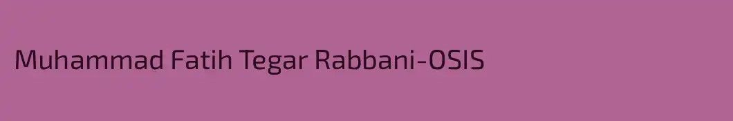 Muhammad Fatih Tegar Rabbani-OSIS